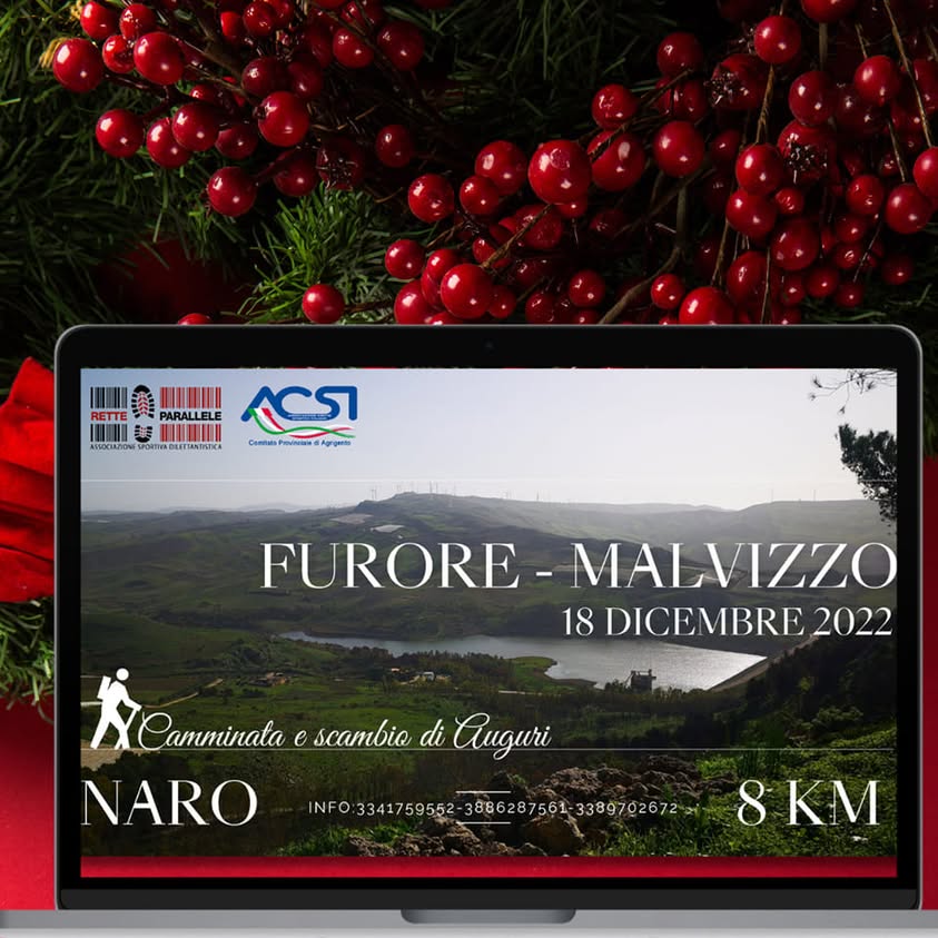 Concludiamo l'anno 2022 con una camminata di 8 km tra Furore e il Monte Malvizzo.