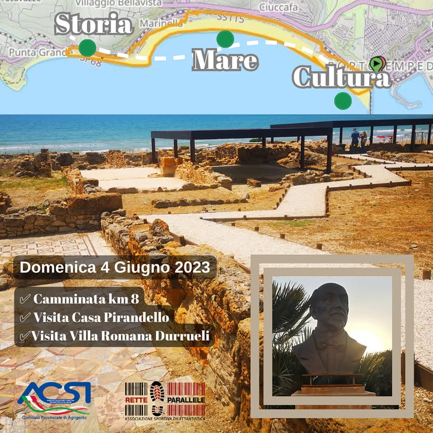 Da Porto Empedocle a Realmonte -Camminata di 8 km (A/R)- Dalle 9 alle 13 La…