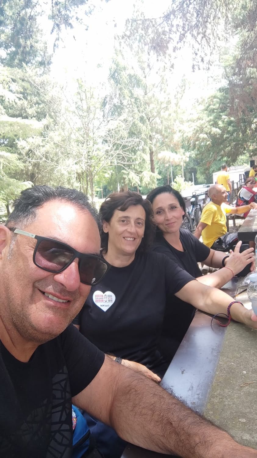 Il giro del lago non era previsto dall'organizzazione ma non potevamo non farlo …