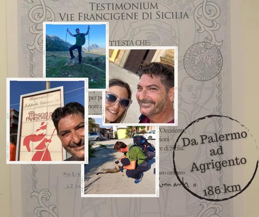 Felicissimi che Vittorio Cavalcanti sia riuscito a completare la Magna Via Francigena…