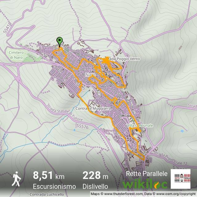 Urban Walking Naro 8 km Urban Walking Naro 27/09/2024