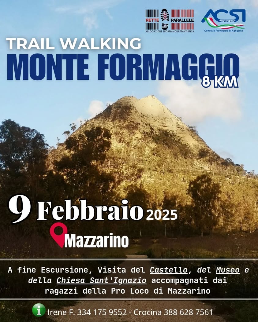Evento posticipato, causa maltempo, a domenica 16 febbraio TRAIL WALKING 8 km…