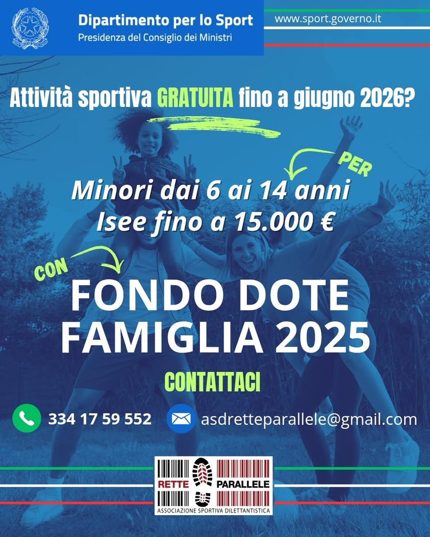 A partire dalle ore 12.00 di lunedì 29 settembre 2025 e fino ad esaurimento delle…